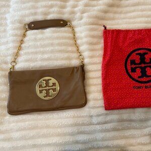 Tory Burch Reva Leather Chain Flap Bag